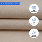 #12 Custom Duck Cotton Canvas Tarp image 3