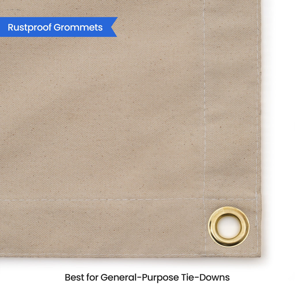 Custom Natural Untreated Canvas Tarp image 5