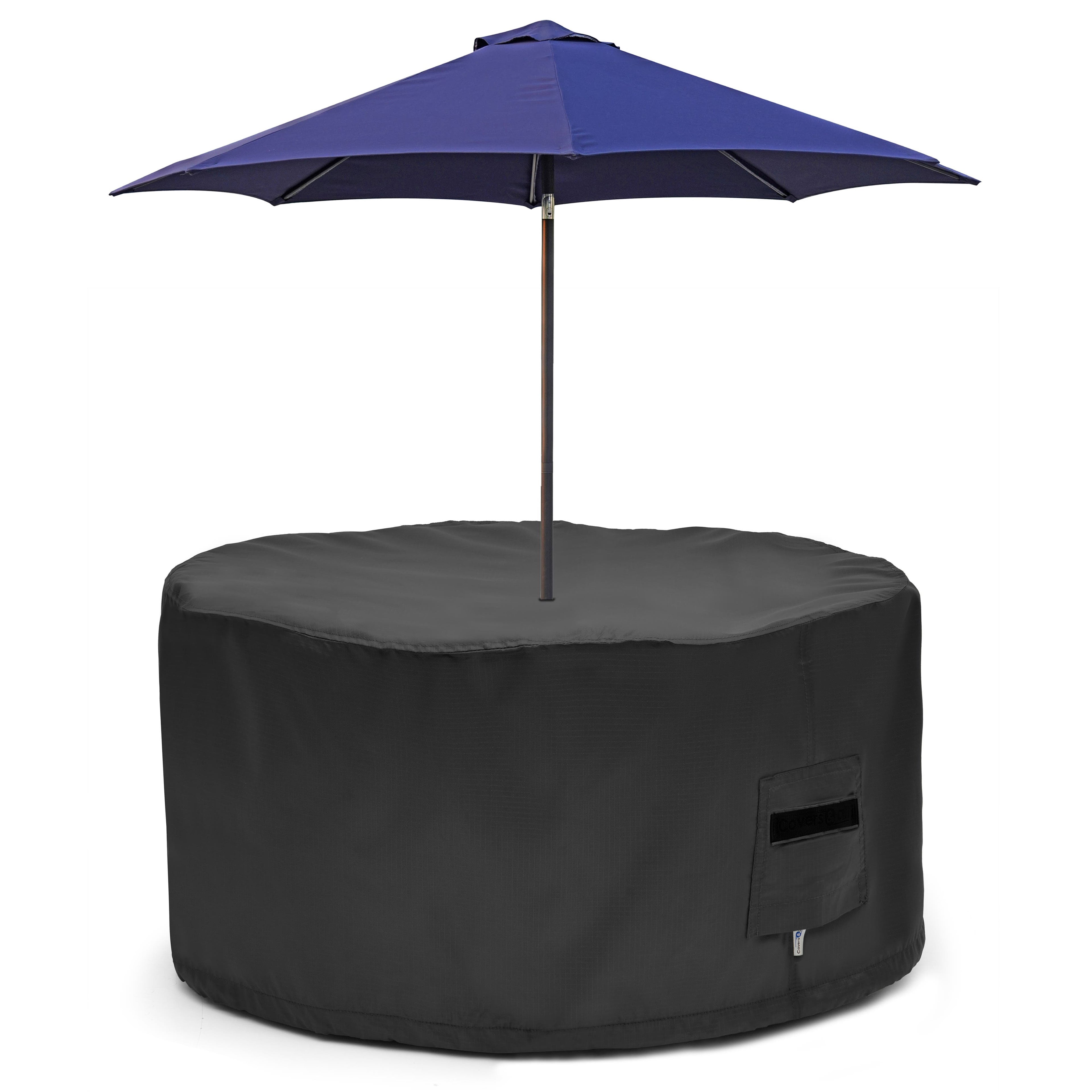 Custom Round Table Chair Set Covers w/ UMBRELLA HOLE image 2