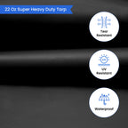 Custom Super Heavy Duty Vinyl Tarp - Round image 3