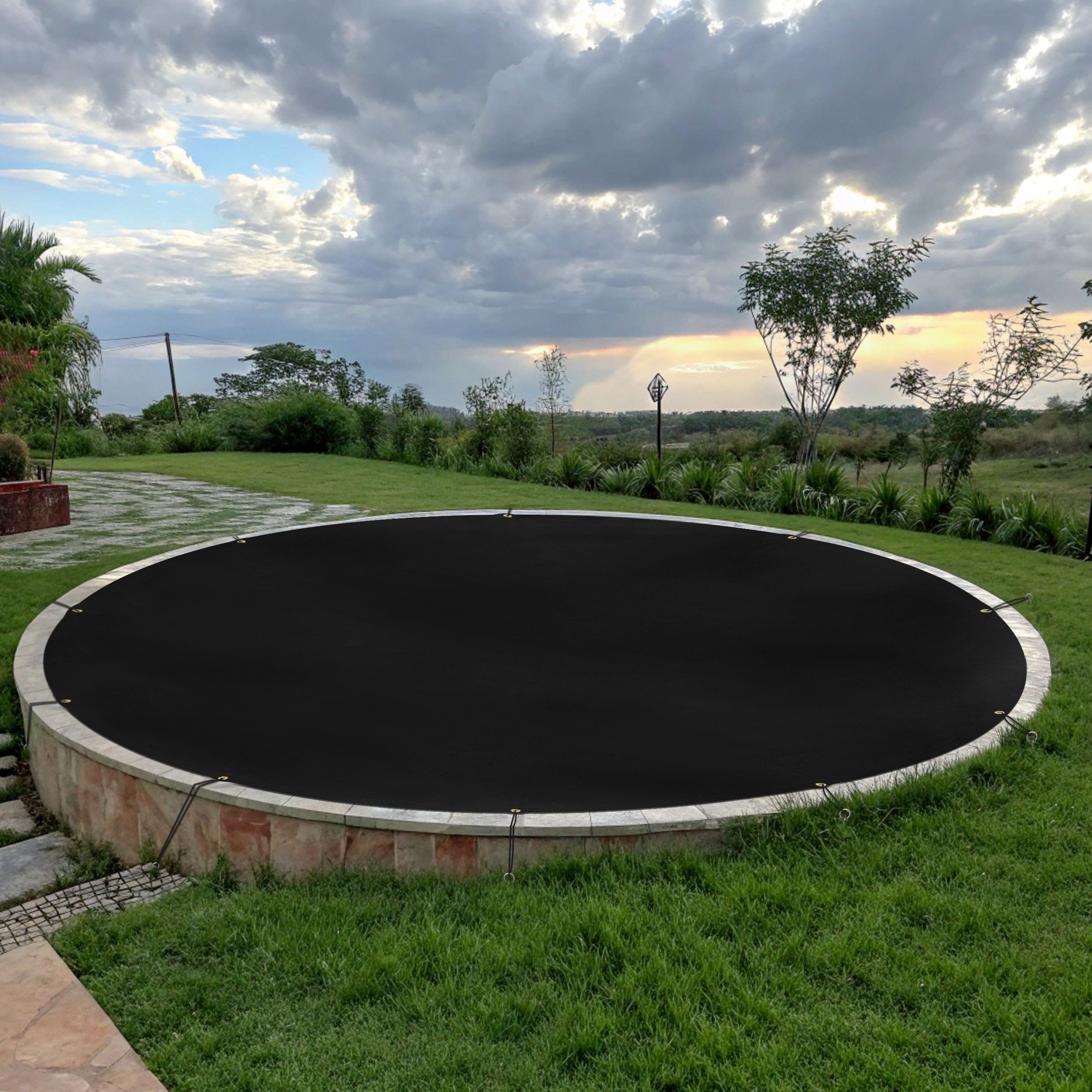 Custom Super Heavy Duty Vinyl Tarp - Round image 4