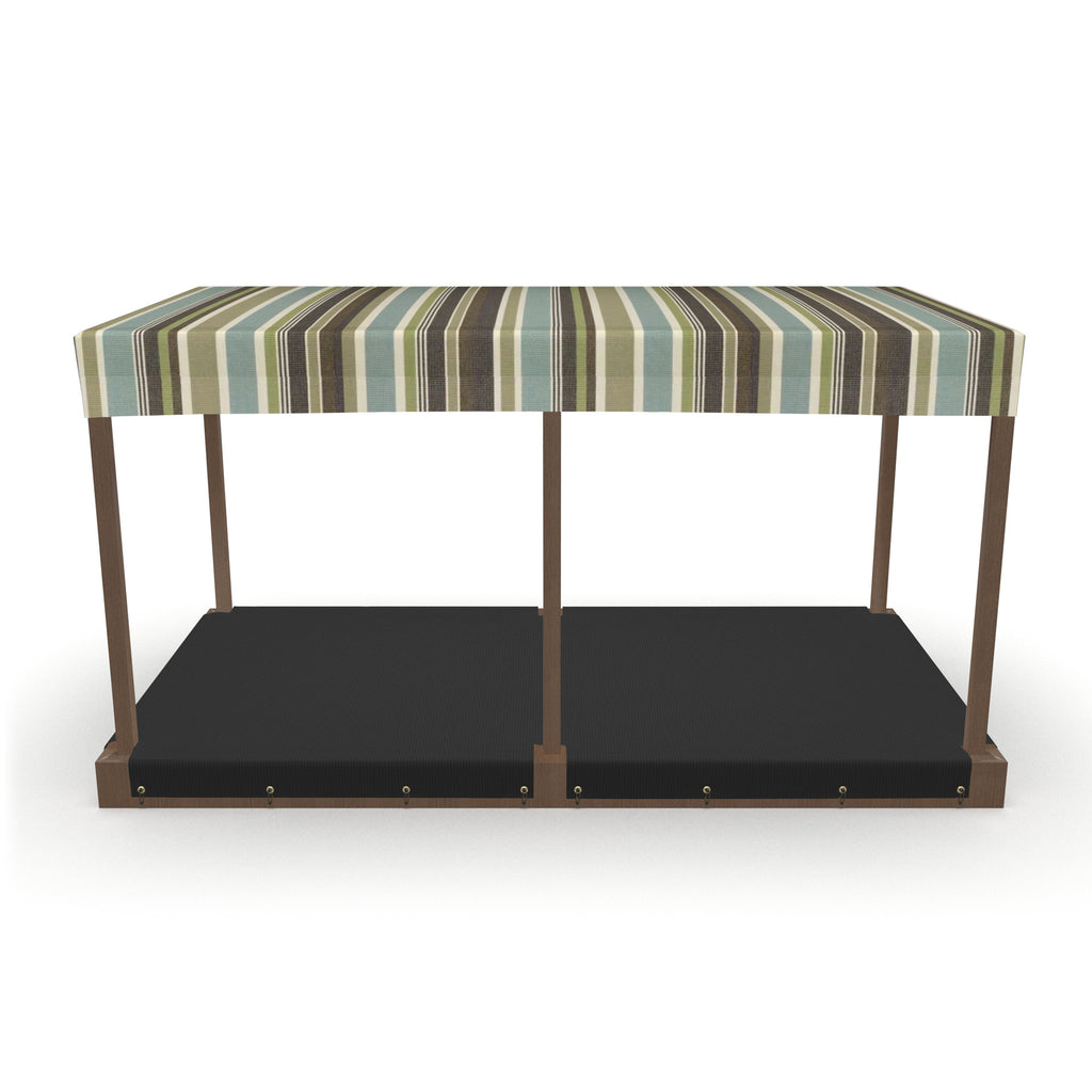 Heavy Duty Custom Sandbox Covers - With 6 Pole Cut-Out image 6