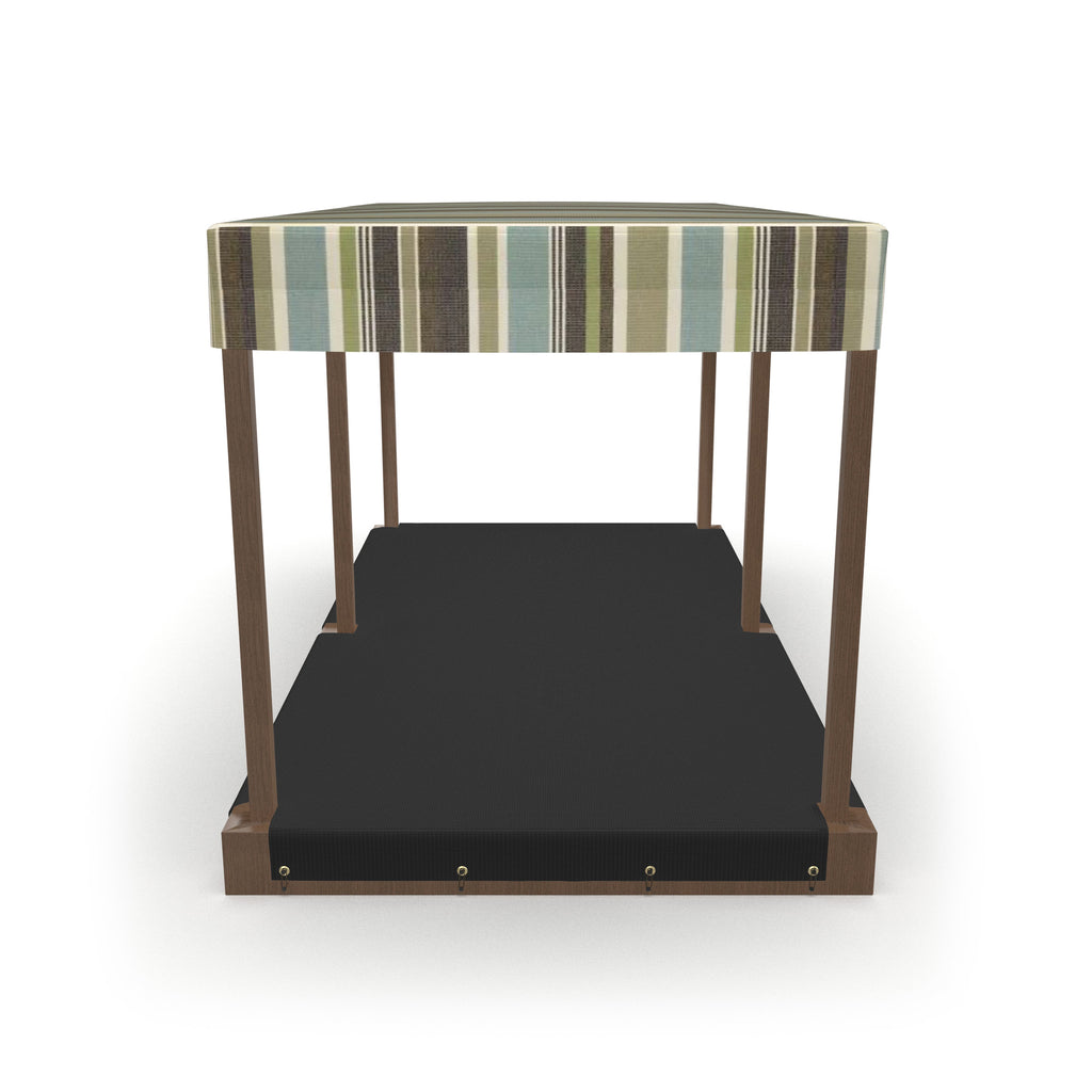 Heavy Duty Custom Sandbox Covers - With 6 Pole Cut-Out image 7