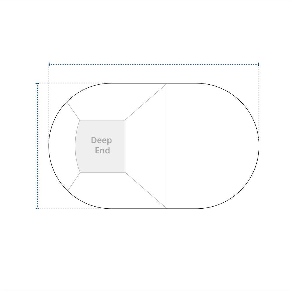 Oval Winter Pool Cover image 1