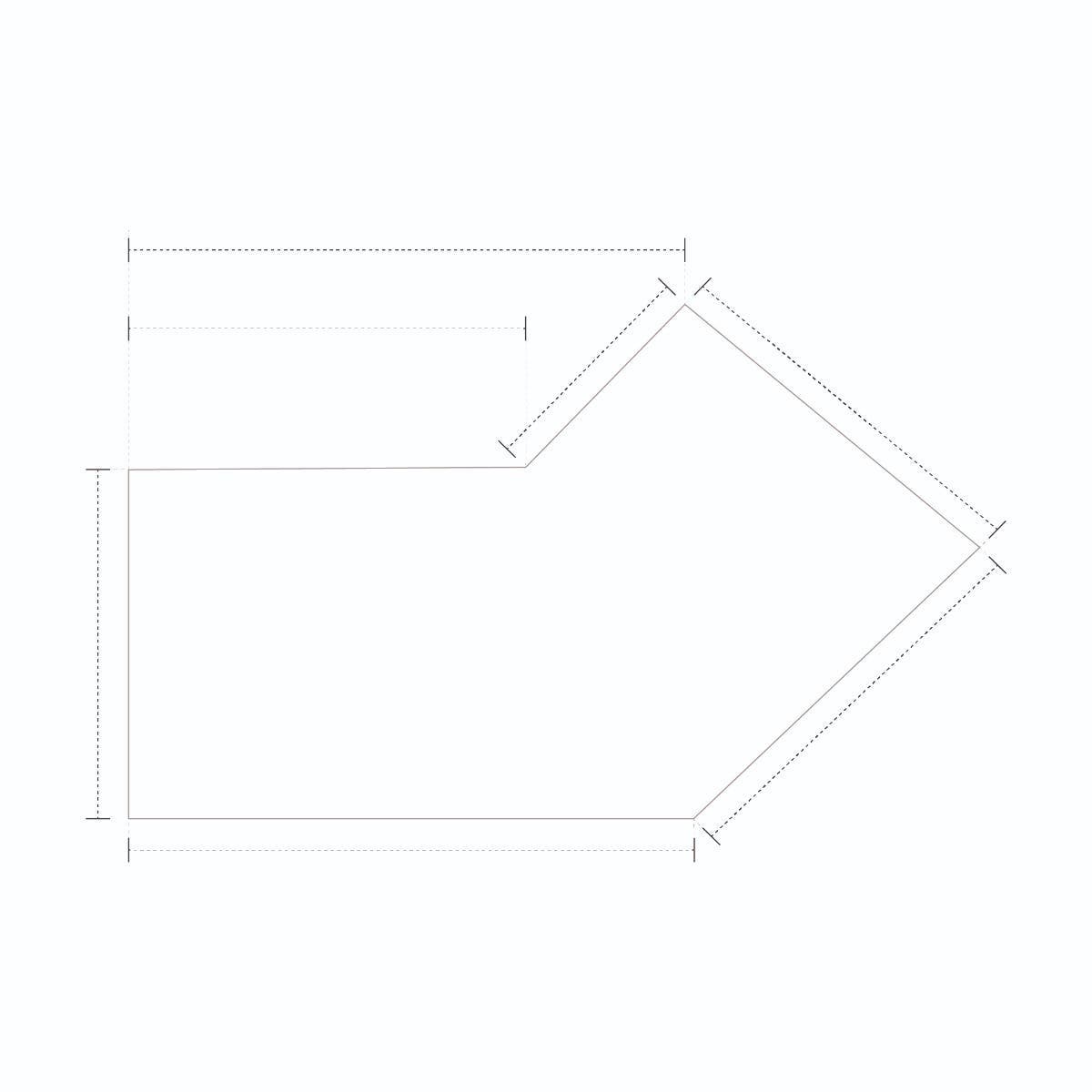 Lazy L-Shape Winter Pool Cover image 1