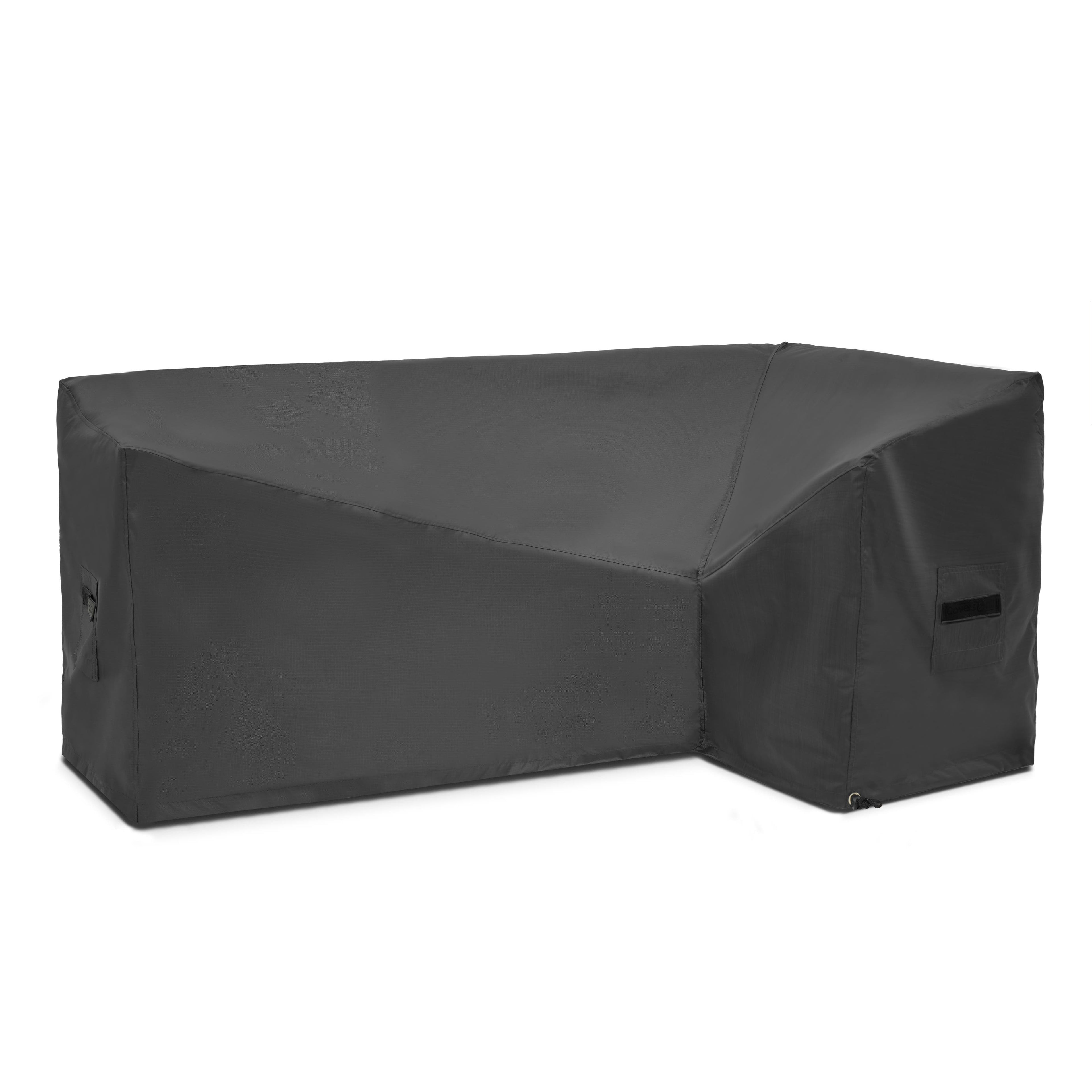 Outdoor l shaped couch cover 5 seater - Rounded Arms image 2