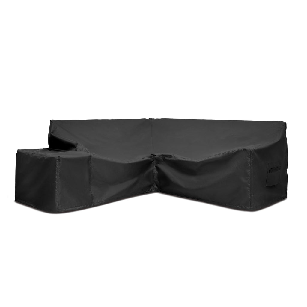 Outdoor L Shaped Couch Cover with Side Table image 2