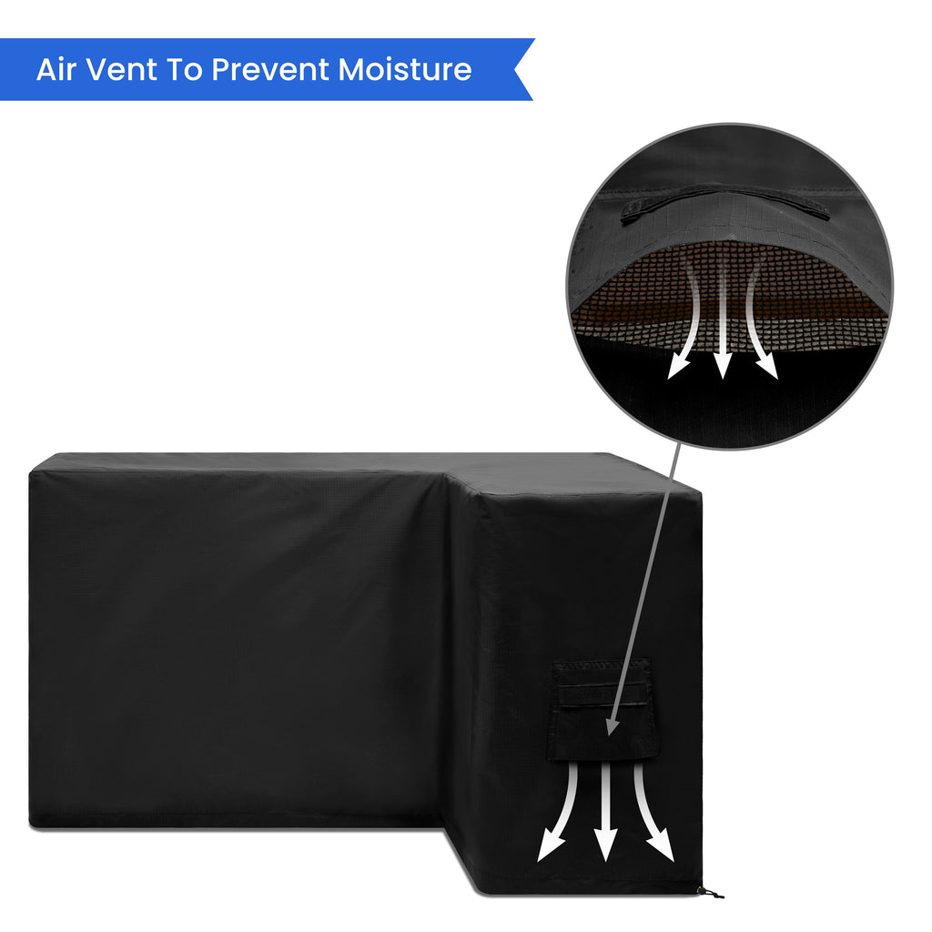 L Shape Outdoor Bar Island Custom Covers - Design 1 image 6
