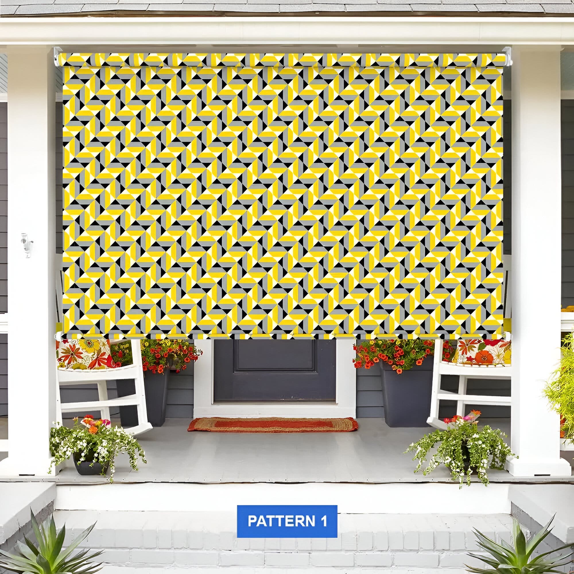 Printed Outdoor Blackout Shades image 1