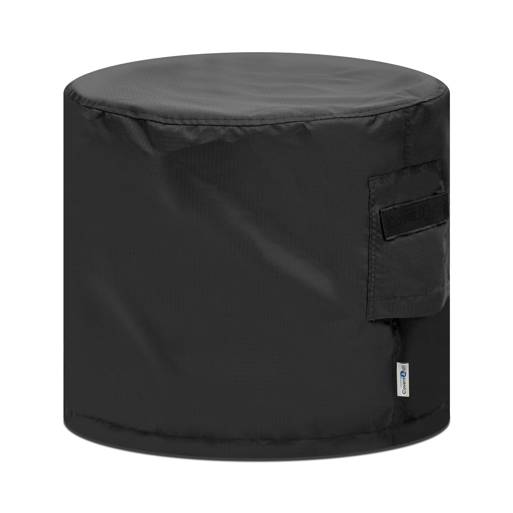 Round Stone Fire Column Custom Covers image 2