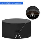 Round Fire Pit Chair Set Cover image 6