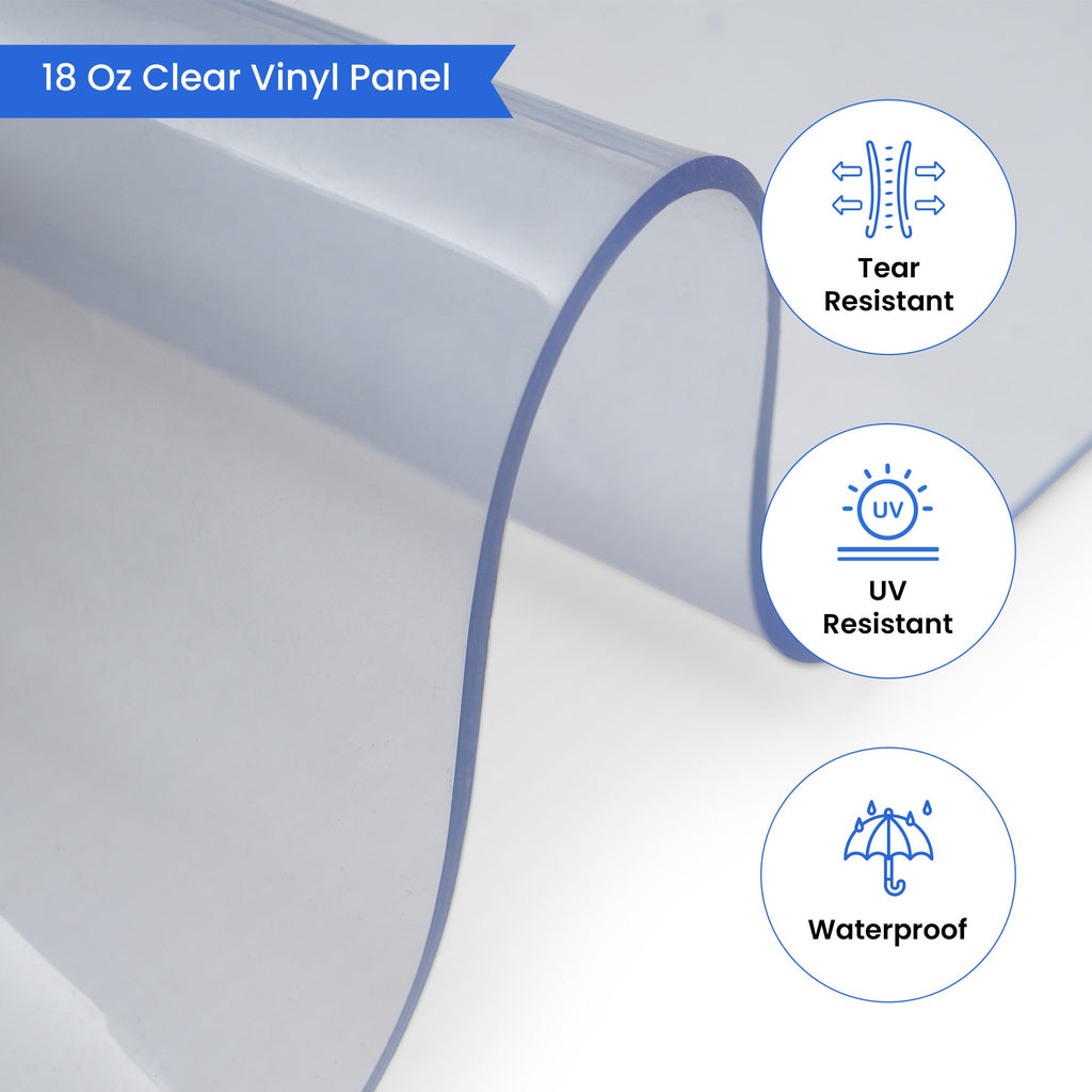 Vinyl Strip Door Curtain Kit image 3