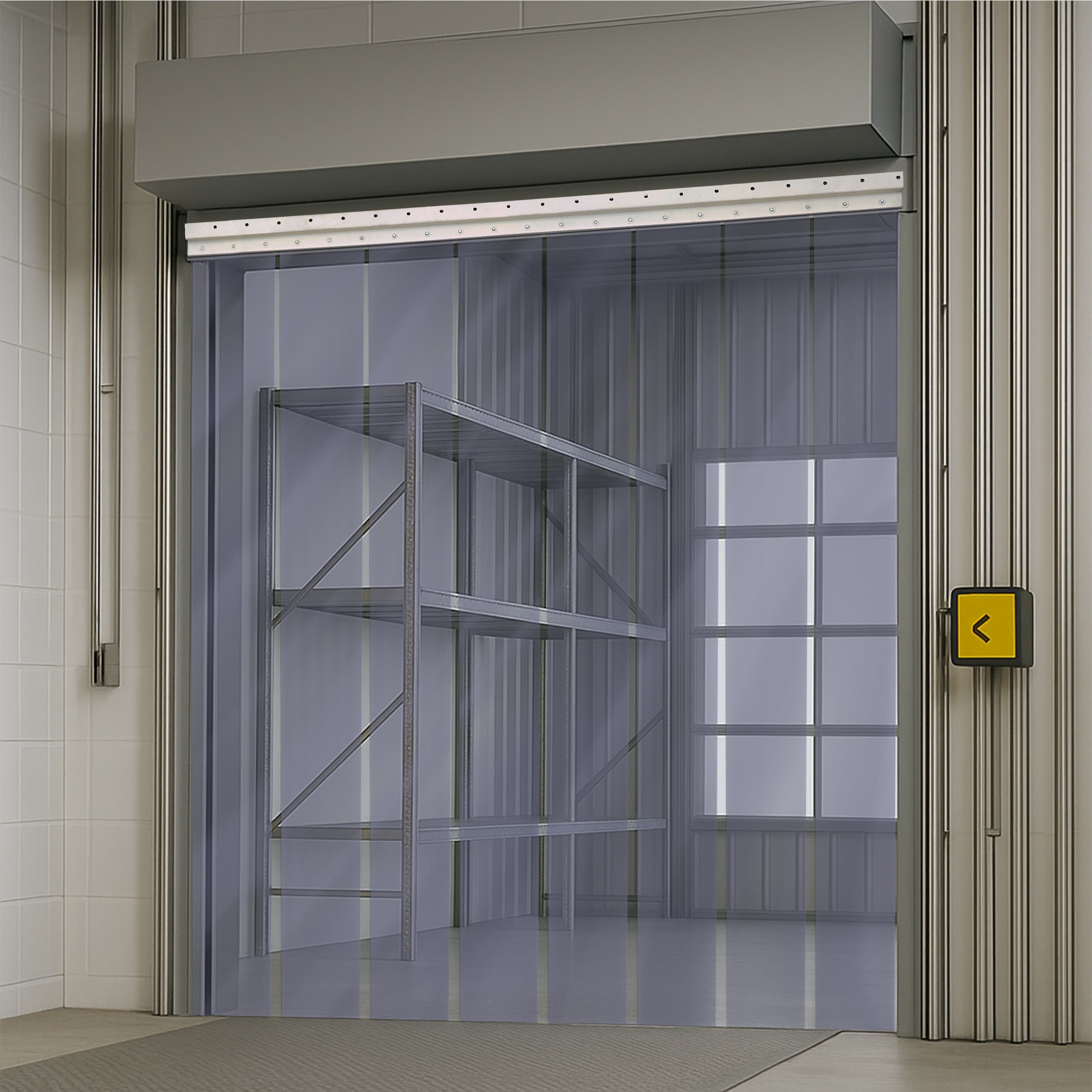 Vinyl Strip Door Curtain Kit image 9