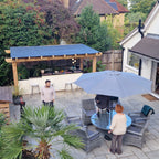 Waterproof Custom Pergola Drop Shade Canopy image 9