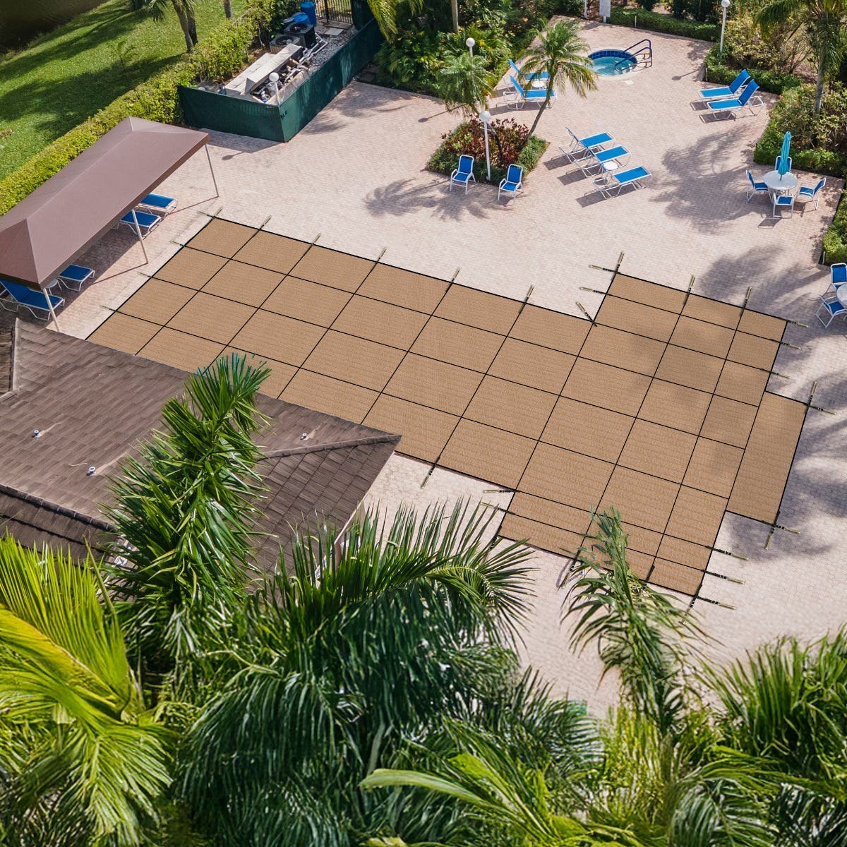 T Pool Covers - Center Steps image 3