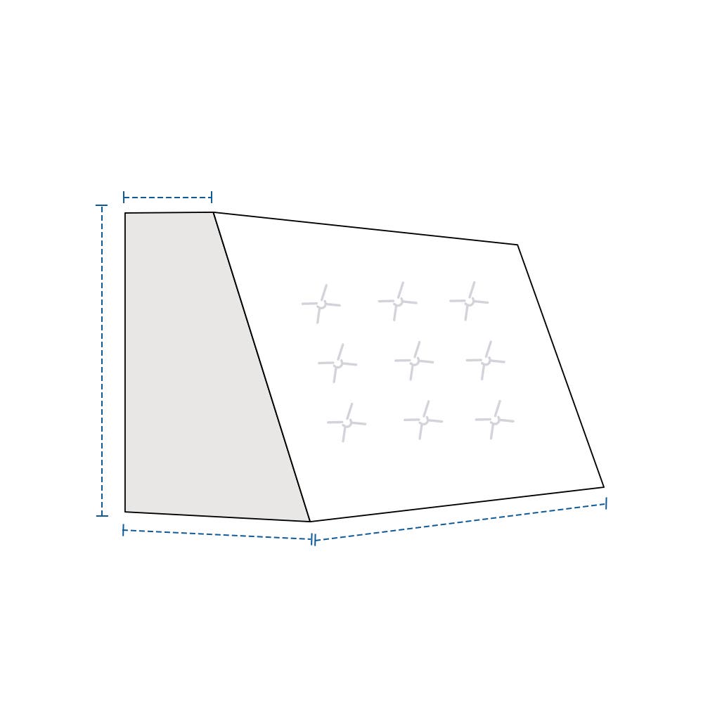 Bolster Straight Back Cushion Cover image 1