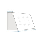 Bolster Straight Back Indoor Cushion Cover image 1
