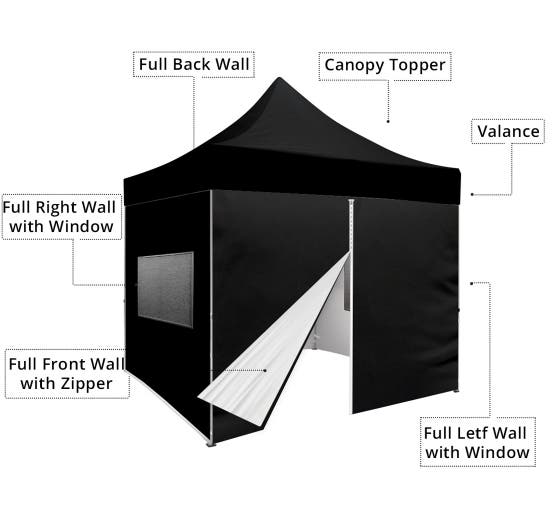 Outdoor Storage Tents 10 Ft x 10 Ft image 2