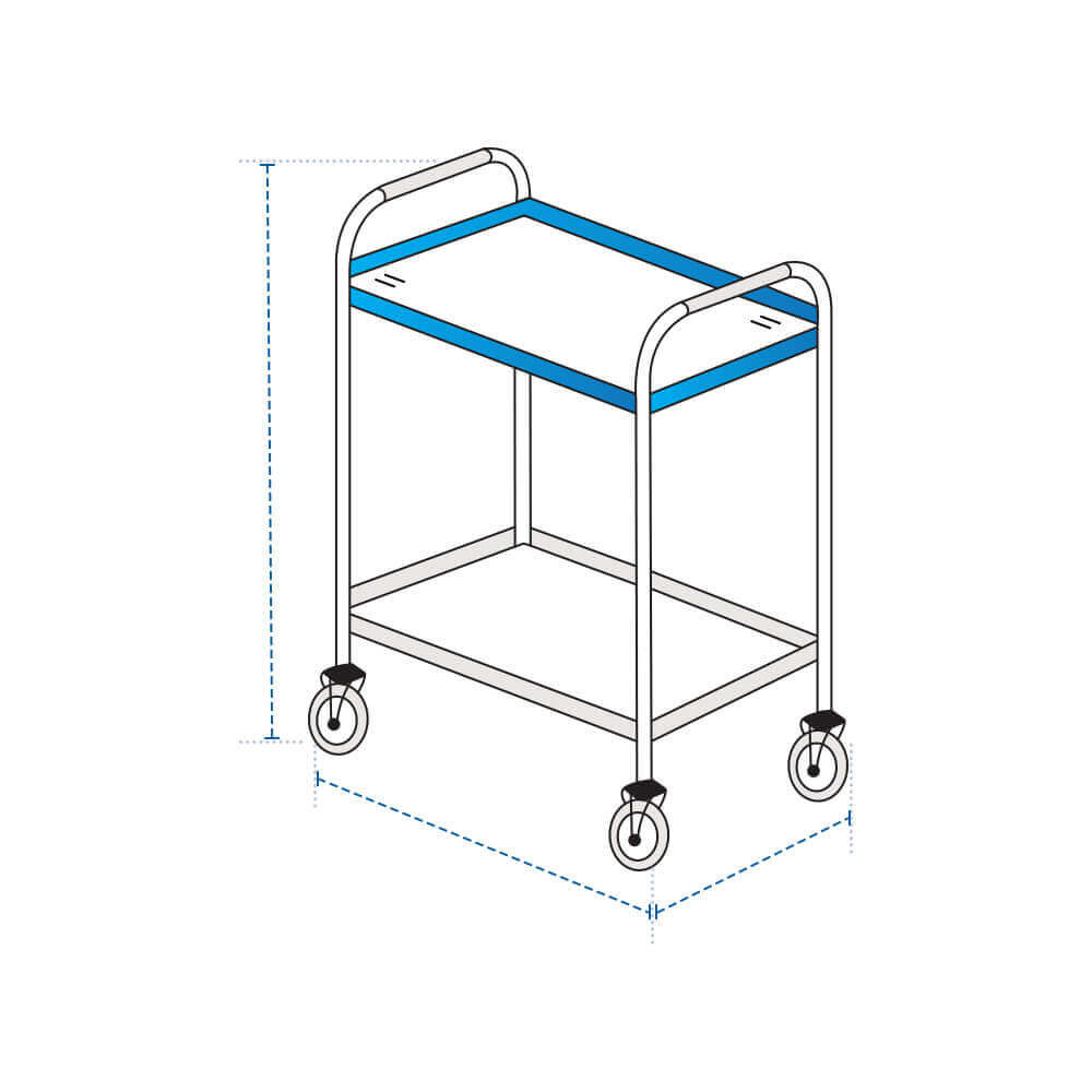 Two-Tier Utility Cart Custom Covers image 1