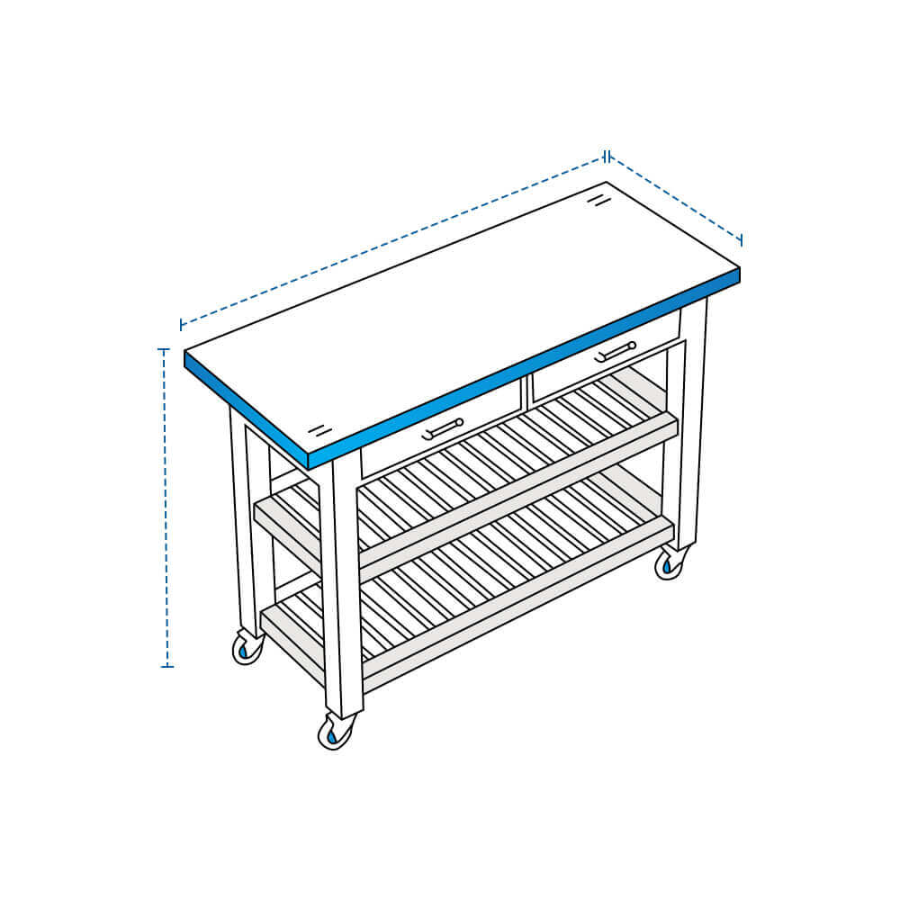 Kitchen Island Cart Custom Covers image 1