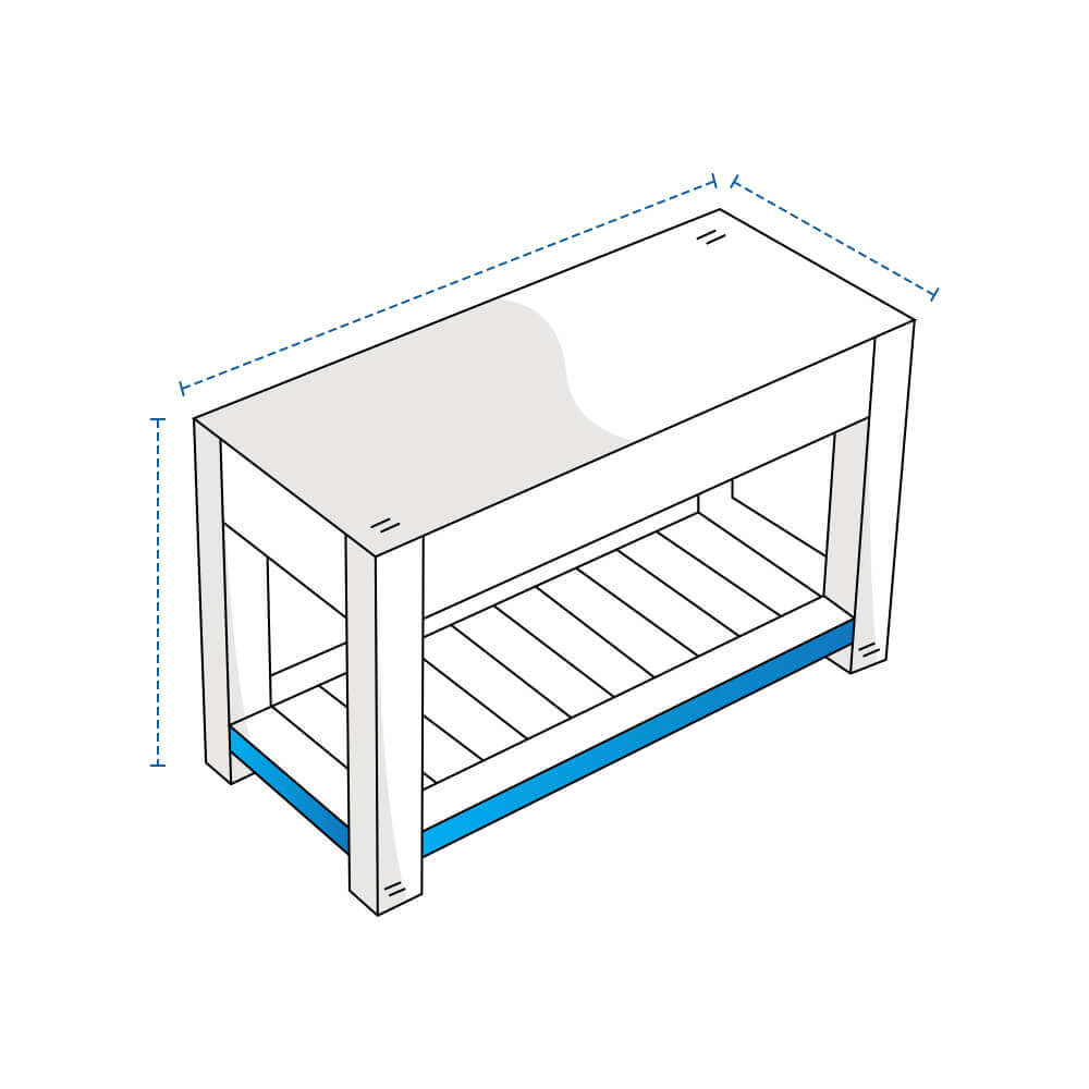 Stationary Console Table Custom Covers image 1