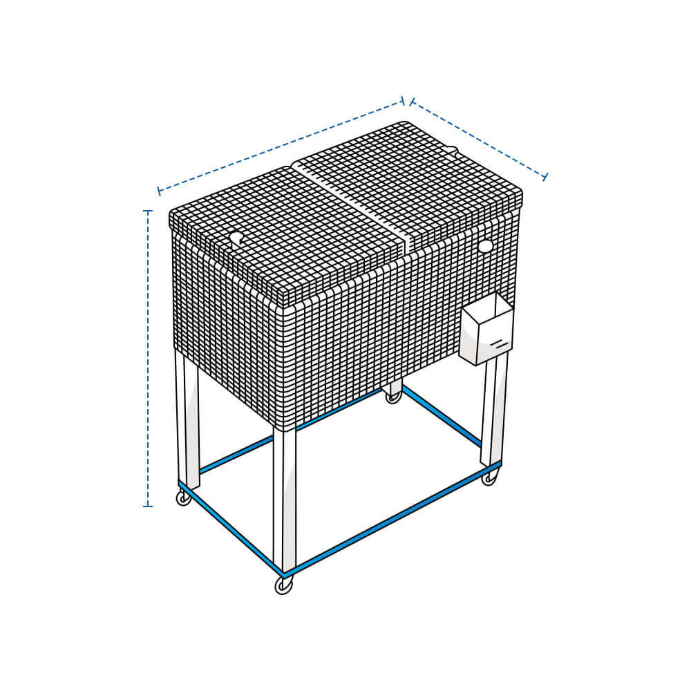 Outdoor Cooler Cart Custom Covers image 1