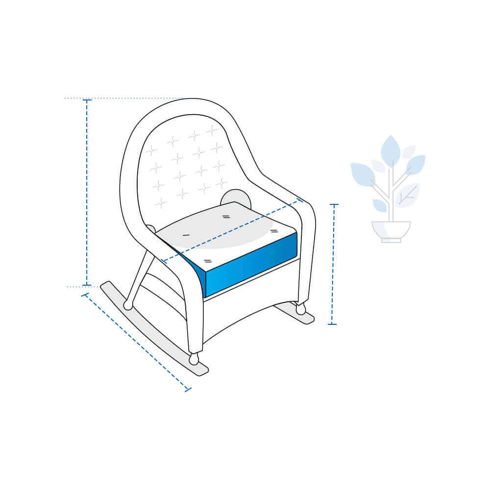Upholstered Rocking Chair Custom Covers image 1