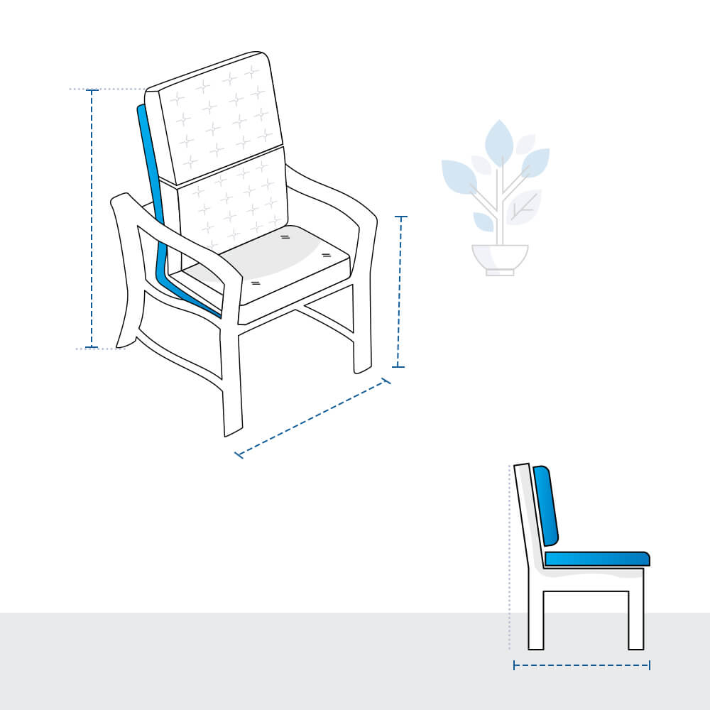 Patio Dining Chair Custom Covers image 1