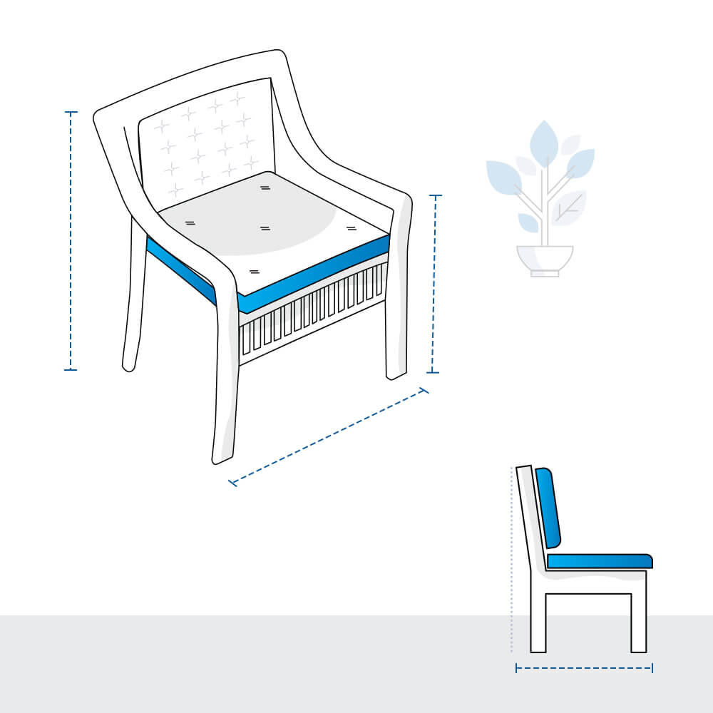 Modern Outdoor Chair Custom Covers image 1