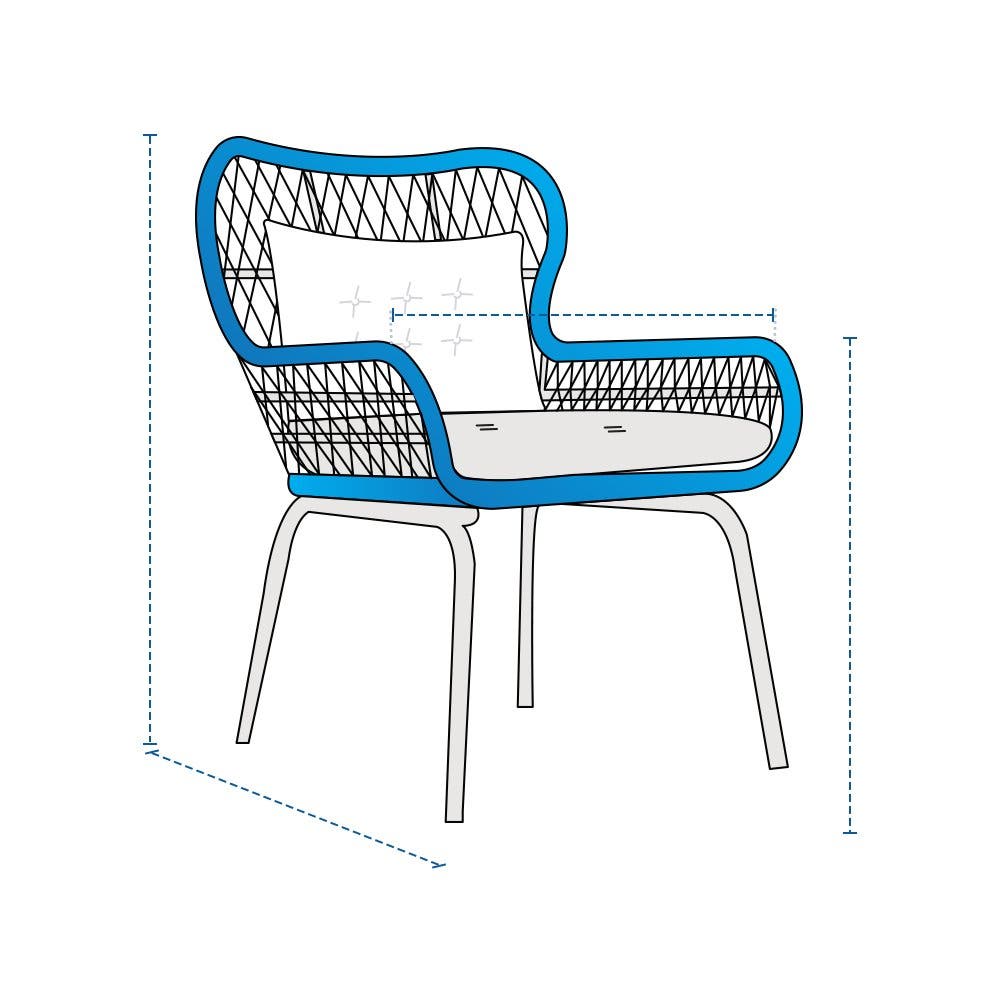 Wicker Armchair Custom Covers image 1