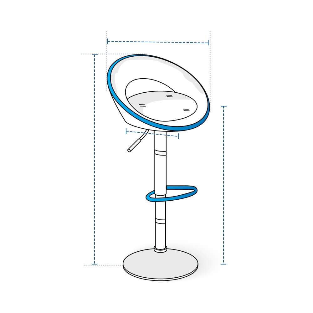 Swivel Bar Stool Custom Covers image 1