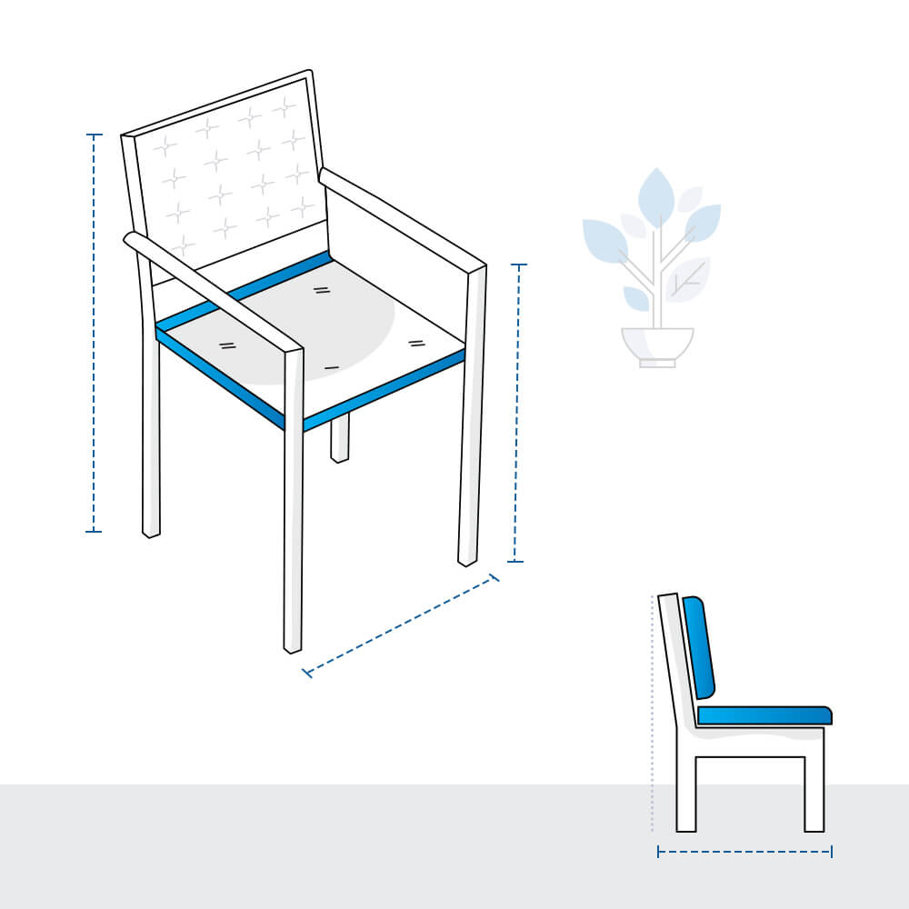 Stackable Outdoor Armchair Custom Covers image 1