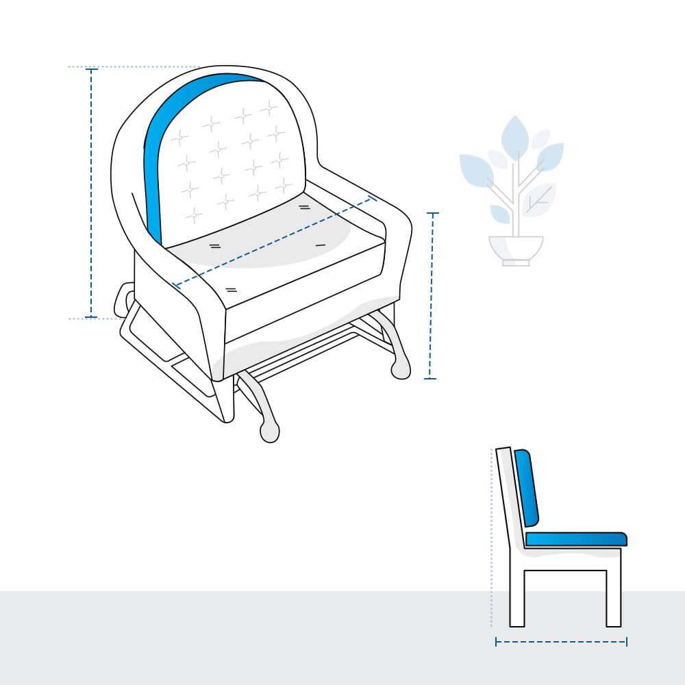 Glider Chair Custom Covers image 1
