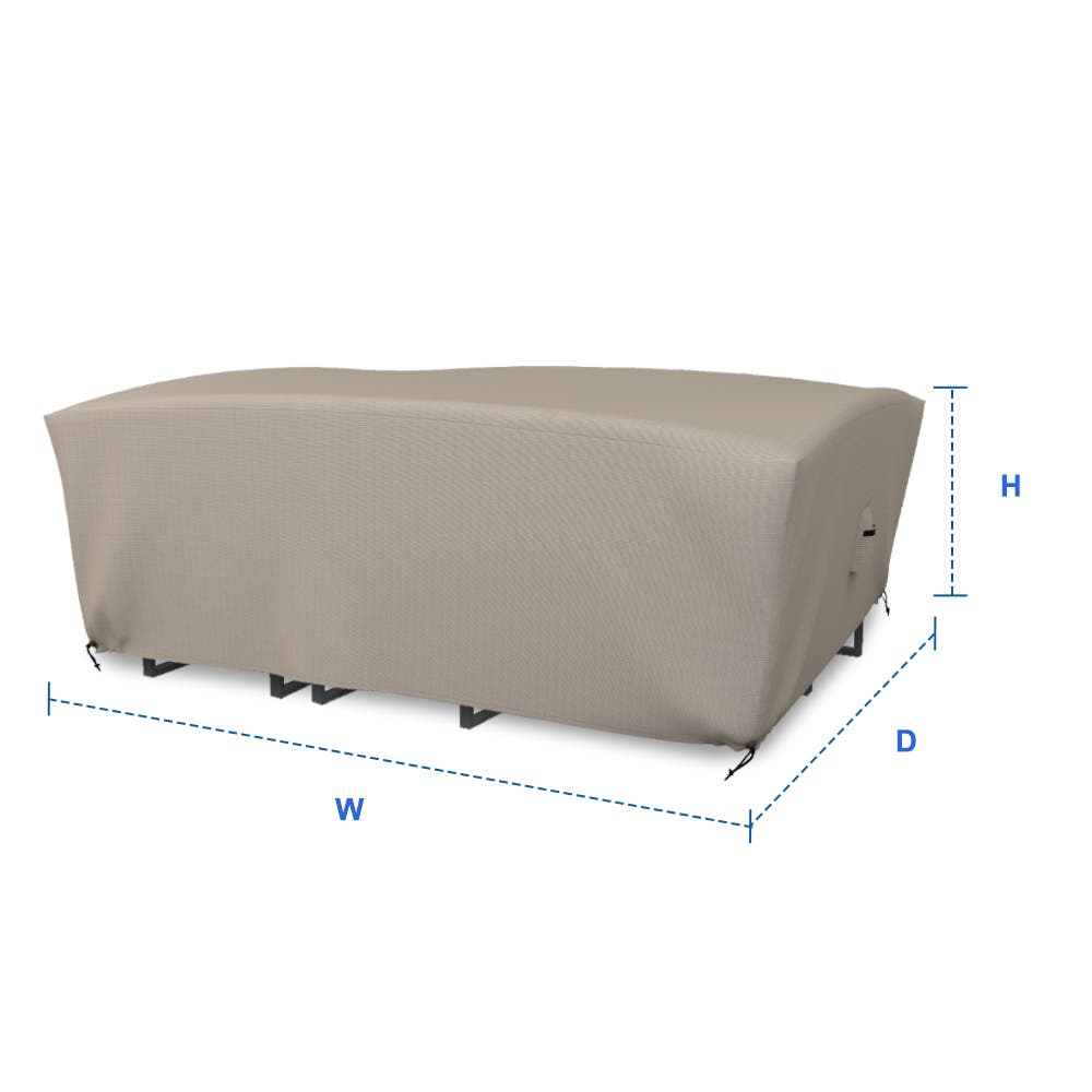 Standard Size Square/Rectangle Table Chair Set Covers image 2