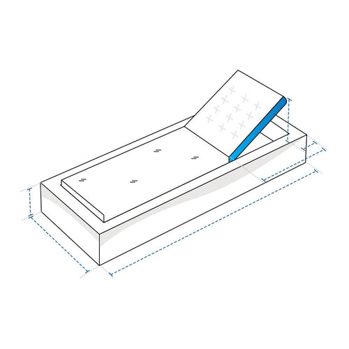 Adjustable Chaise Lounge Custom Covers image 1