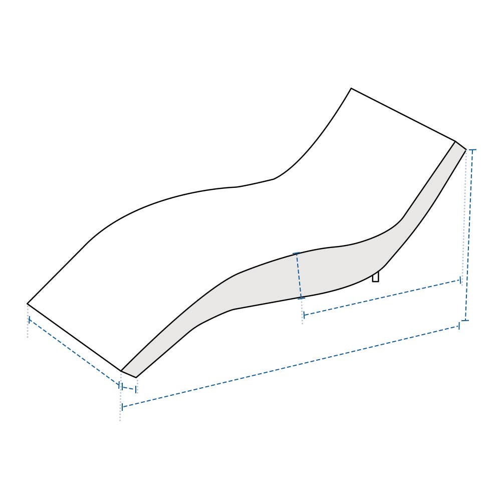 Contour Chaise Lounge Custom Covers image 1