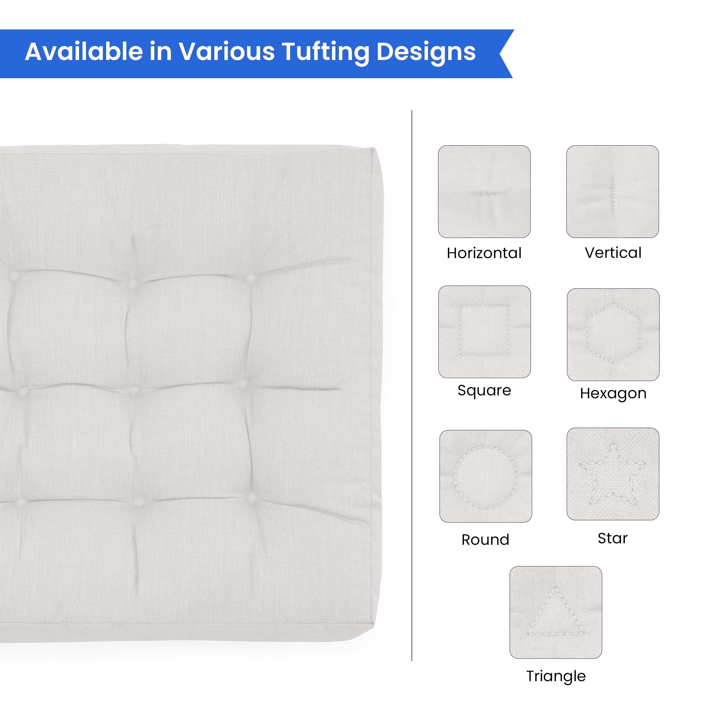 Chaise Lounge Tufted Cushion (Single Break) image 5