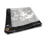 Clear Vinyl Tarp, 20mil, Size: 14' x 14' image 1