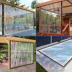 Clear Vinyl Tarp, 20mil, Size: 14' x 14' image 4