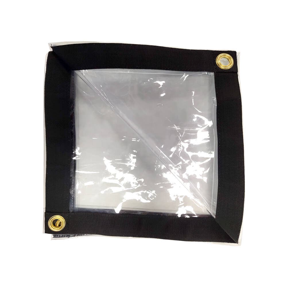 Clear Vinyl Tarp, 20mil, Size: 8' x 25' image 1