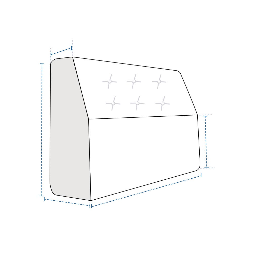 Clipped Bolster Cushion Cover image 1