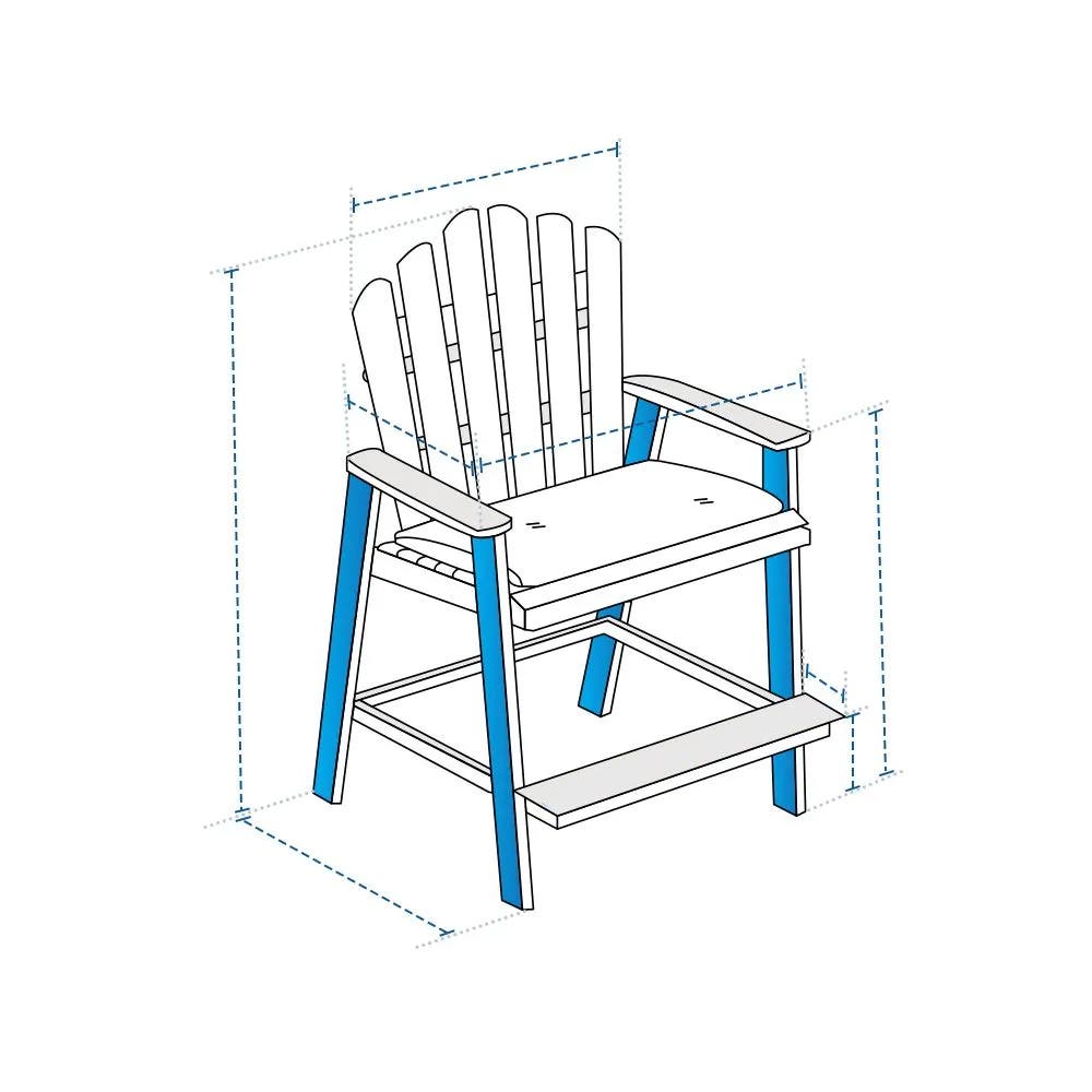 Adirondack High Chair Custom Covers image 1