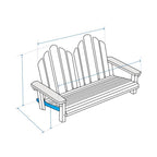 Adirondack Settee Custom Covers image 1
