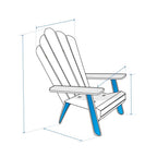 Standard Adirondack Chair Custom Covers image 1