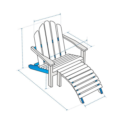 Adirondack Lounger Chair Custom Covers image 1