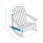 Adirondack Rocking Chair Custom Covers image 1