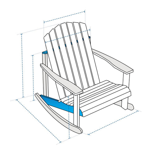 Adirondack Rocking Chair Custom Covers image 1