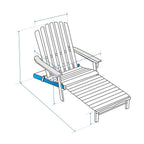 Adirondack Footrest Chair Custom Covers image 1