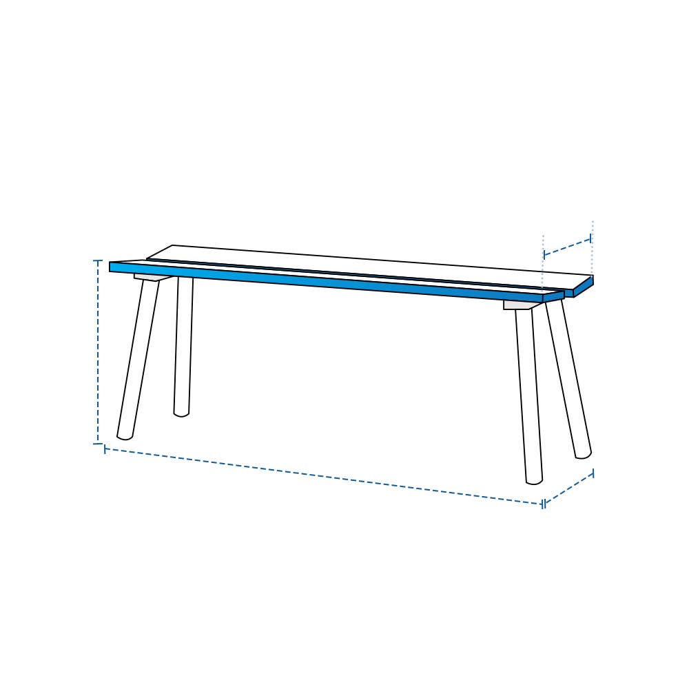 Nelson Platform Bench Custom Covers image 1