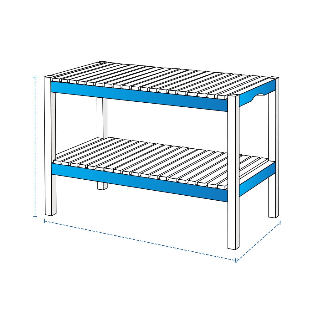 Slatted Shoe Bench Custom Covers image 1